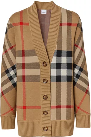 Burberry Cárdigan con motivo Vintage Check