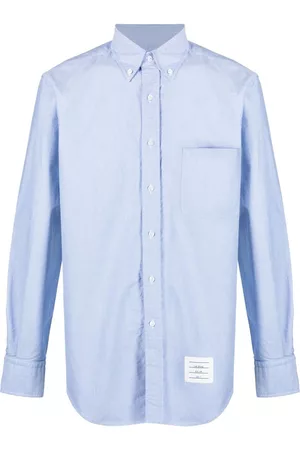 Thom Browne Camisa oxford con bolsillos en el pecho