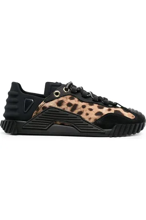 Dolce & Gabbana Zapatillas bajas con estampado de leopardo