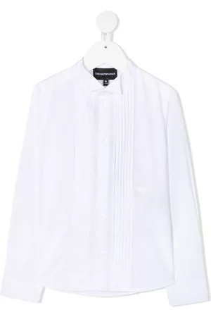 Emporio Armani Camisa con pechera plisada