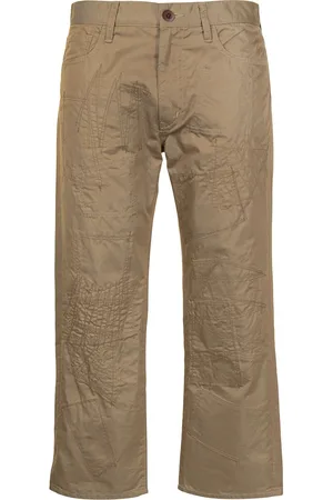 JUNYA WATANABE Pantalones chino capri bordados