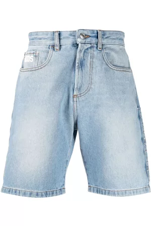 GCDS Pantalones vaqueros cortos con parche del logo