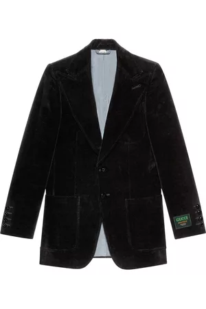 Gucci Blazer de terciopelo con botones