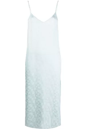 Palm Angels Slip dress con monograma