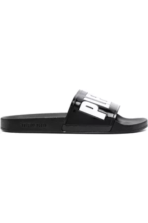 Philipp Plein Sandalias con logo estampado