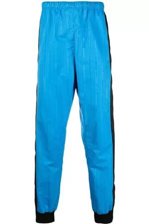 Marine Serre Pantalones con diseño colour block