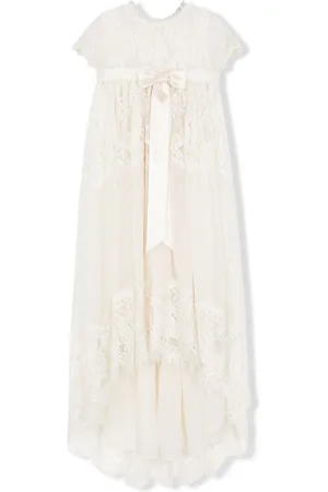 Dolce & Gabbana Vestido de encaje con detalle de lazo