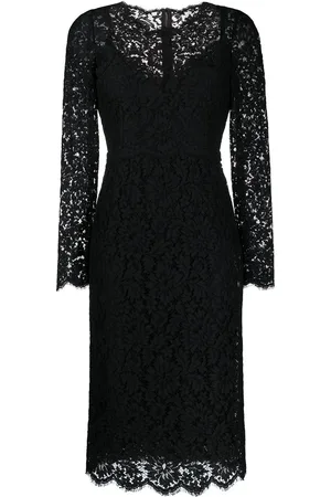 Dolce & Gabbana Vestido con encaje floral