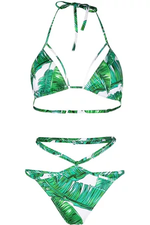 Noire Swimwear Bikini Isla con estampado de jungla