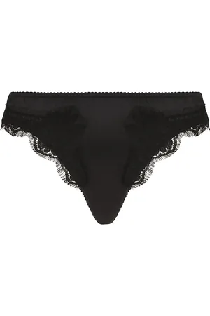 Dolce & Gabbana Tanga con ribete de encaje