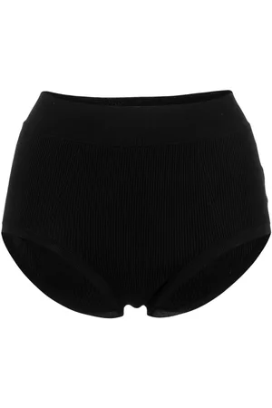 Jil Sander Bragas de canalé de talle alto