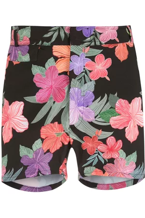 AMIR SLAMA Bermudas con estampado Hibiscus