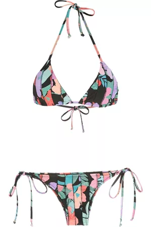 AMIR SLAMA Bikini con estampado Hibiscus