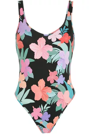 AMIR SLAMA Bañador con estampado Hibiscus