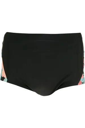 AMIR SLAMA Bañador slip con estampado Hibiscus