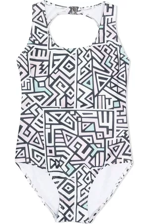 Le pandorine Bañador con estampado geométrico