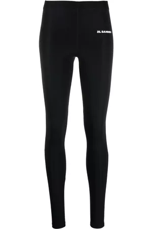 Jil Sander Leggins con logo estampado