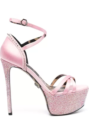 Philipp Plein Sandalias de plataforma con adornos