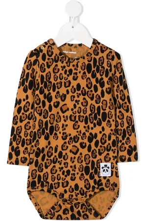 Mini Rodini Body con estampado de leopardo