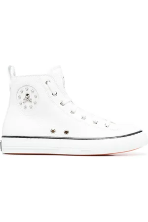 Philipp Plein Zapatillas altas de piel