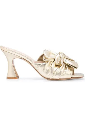 Madison.Maison Mules con tacón de diseño y nudo