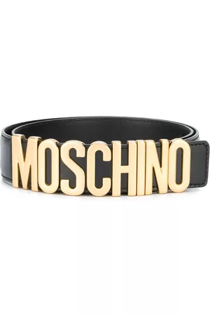 Moschino Cinturón con placa del logo