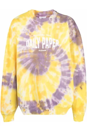 Daily paper Sudadera con estampado tie-dye de x Newseum