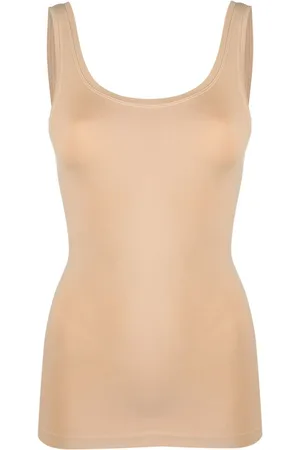 Hanro Top sin mangas con cuello redondo