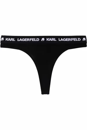 Karl Lagerfeld Tanga con logo en la cinturilla