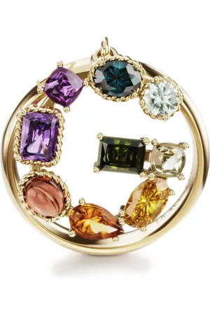 Dolce & Gabbana Anillo Rainbow Alphabet G en oro amarillo de 18kt