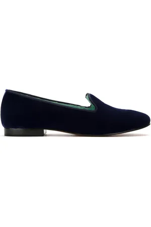Blue Bird Mocasines I Do de terciopelo
