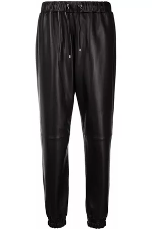 Philipp Plein Pantalones de chándal de piel