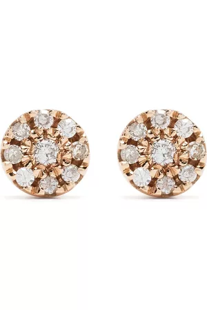 DJULA Pendientes Target en oro de 18kt con diamantes