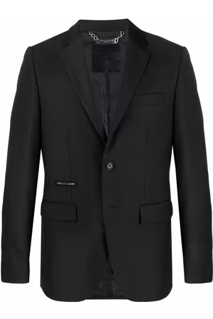 Philipp Plein Blazer Crystal Skull con botones