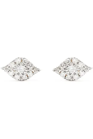 DJULA Pendientes Eyes en oro de 18kt con diamantes