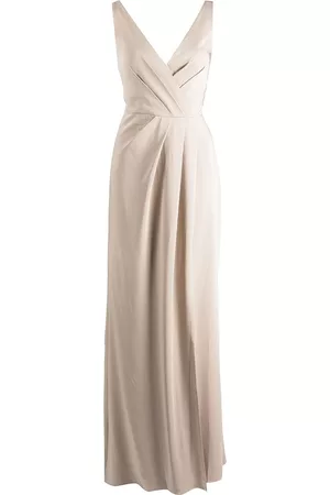Marchesa Notte Vestido de fiesta con efecto desbocado