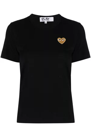 Comme des Garçons Camiseta con bordado de corazón