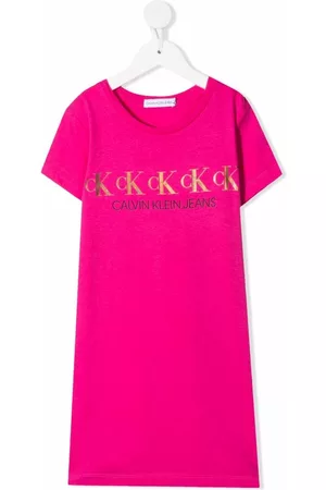 Calvin Klein Vestido estilo camiseta con logo