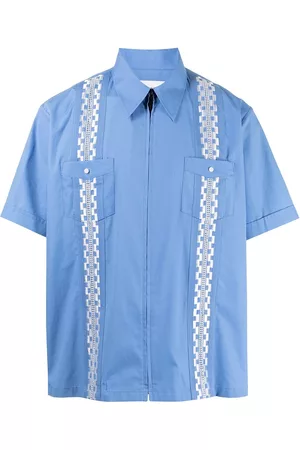 Ports V Camisa con franjas con motivo geométrico