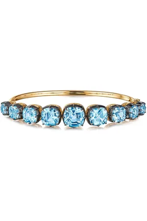 Fred Leighton Brazalete en oro amarillo de 18kt con topacios