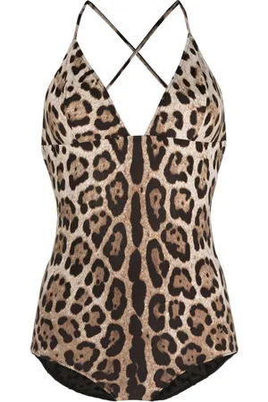 Dolce & Gabbana Bañador con estampado de leopardo