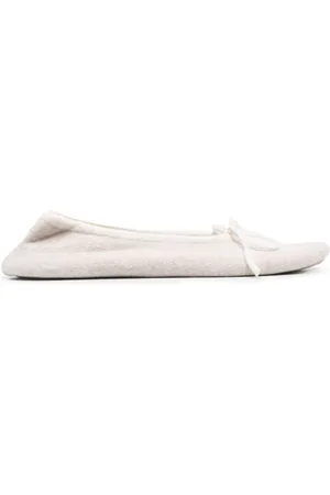 N.PEAL Slippers con ribete en contraste