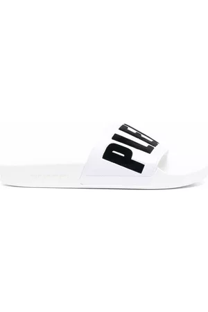 Philipp Plein Sandalias con logo estampado
