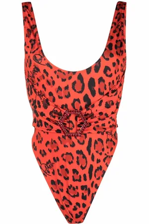 Philipp Plein Bañador con estampado de leopardo