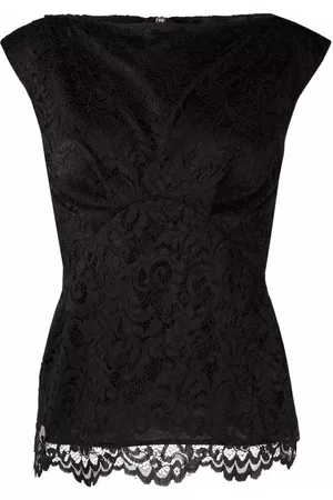 Philipp Plein Blusa sin mangas con motivo de encaje