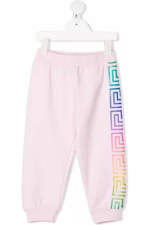 VERSACE Pantalones de chándal con estampado Greek Keys