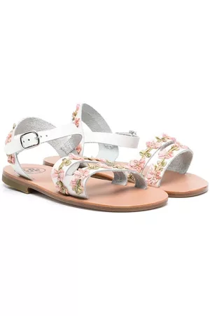 PèPè Sandalias con bordado floral