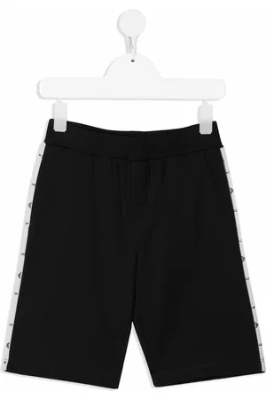 Emporio Armani Pantalones cortos de chándal con franjas del logo