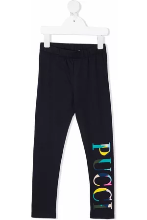PUCCI Junior Leggins con logo estampado