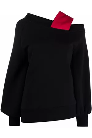 Atu Body Couture Sudadera asimétrica con tira acolchada de x Ioana Ciolacu